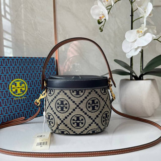 TORY BURCH MINI T MONOGRAM CANTEEN BAG