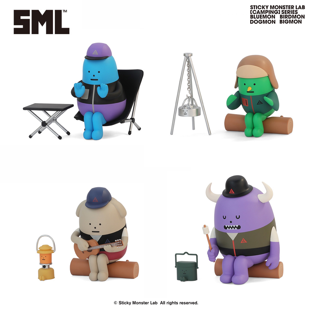 ขายแยก-sml-mini-figure-sticky-monster-lab-vol-4-camping-series