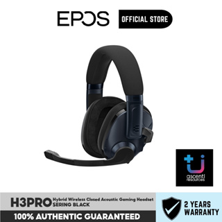 H3PRO Hybrid Wireless Closed Acoustic Gaming Headset SERING BLACK (H3PRO-Hybrid-SB)