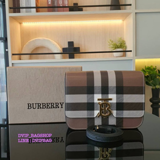 BURBERRY FRAGRANCES QUITED LAMBSKIN BAG VIP GIFT แท้💯% เคาน์เตอร์ ตปท.