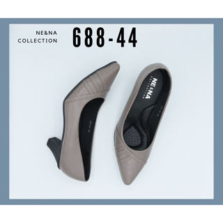 ภาพขนาดย่อของภาพหน้าปกสินค้ารองเท้าเเฟชั่นผู้หญิงเเบบคัชชูส้นปานกลาง No. 688-44 NE&NA Collection Shoes จากร้าน nena_official_store บน Shopee ภาพที่ 2