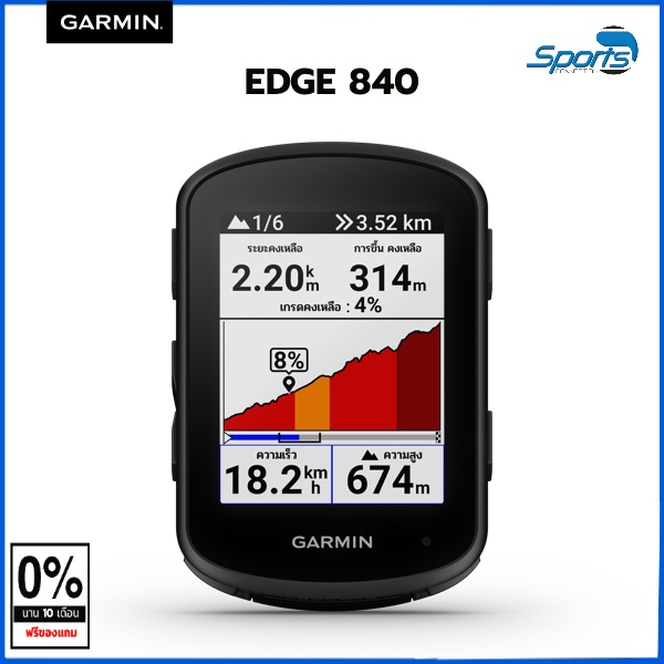 ภาพหน้าปกสินค้าGarmin EDGE 540 / 840 Series ไมล์จักรยานระบบ GPS ประสิทธิภาพสูง จากร้าน sports_connection บน Shopee