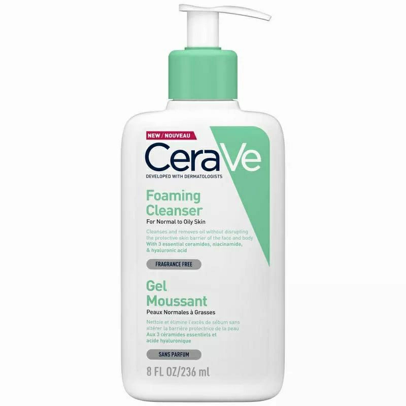 [พร้อมส่ง] ของแท้ 💯เซราวี Cerave foaming cleanser โฟมล้างหน้าสำหรับผิวธรรมดาถึงผิวมัน