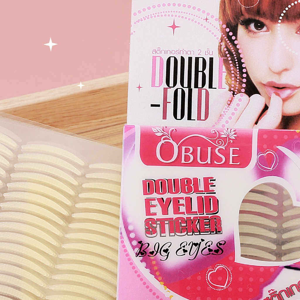 สติกเกอร์ติดตาสองชั้น โอบิวซ์ OBUSE DOUBLE EYELID STICKER OB-9017 ...
