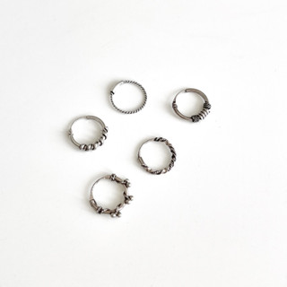 cchershop : silver925 ต่างหูเงินแท้ ต่างหูห่วง ขนาด 12mm