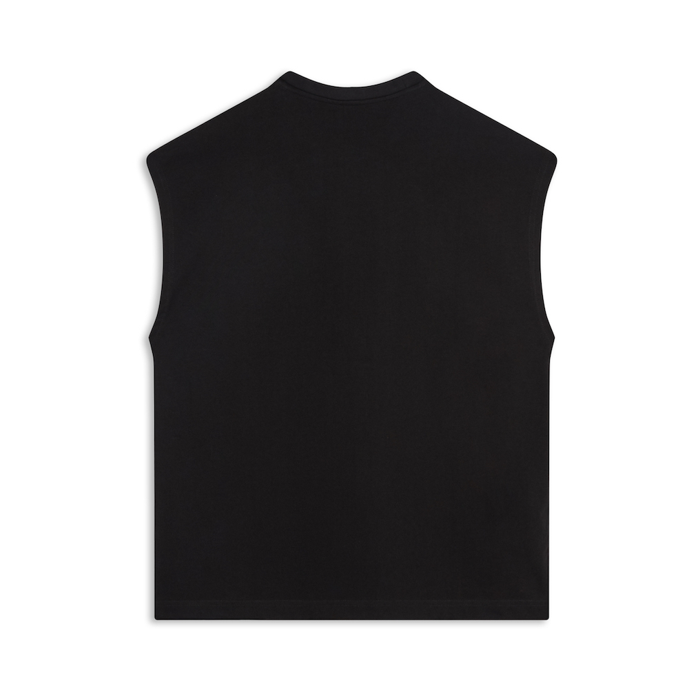 davie-jones-เสื้อยืดโอเวอร์ไซส์-พิมพ์ลาย-แขนกุด-สีดำ-graphic-print-oversized-sleeveless-t-shirt-in-black-lg0060bk