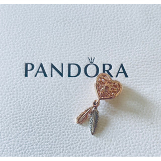 Pandora แท้💯% ชาร์มโรสโกล์ด Like new