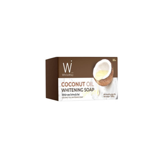 White Way coconut oil soap 100g. (08512) สบู่น้ำมันมะพร้าว ไวท์เวย์ ใช้ทุกวัน เพื่อผิวหน้า และผิวกายที่กระจ่างใส