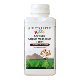 Calcium Magnesium แคลเซียมสำหรับเด็ก แบบเคี้ยว รสช็อคโกแลต จำนวน 100 เม็ด