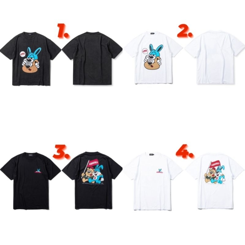 ของแท้-เสื้อยืด-carnival-spring-summer-2023-vandalism-collection-drop-3-bernie-amp-friend-t-shirt-ของใหม่-พร้อมส่ง