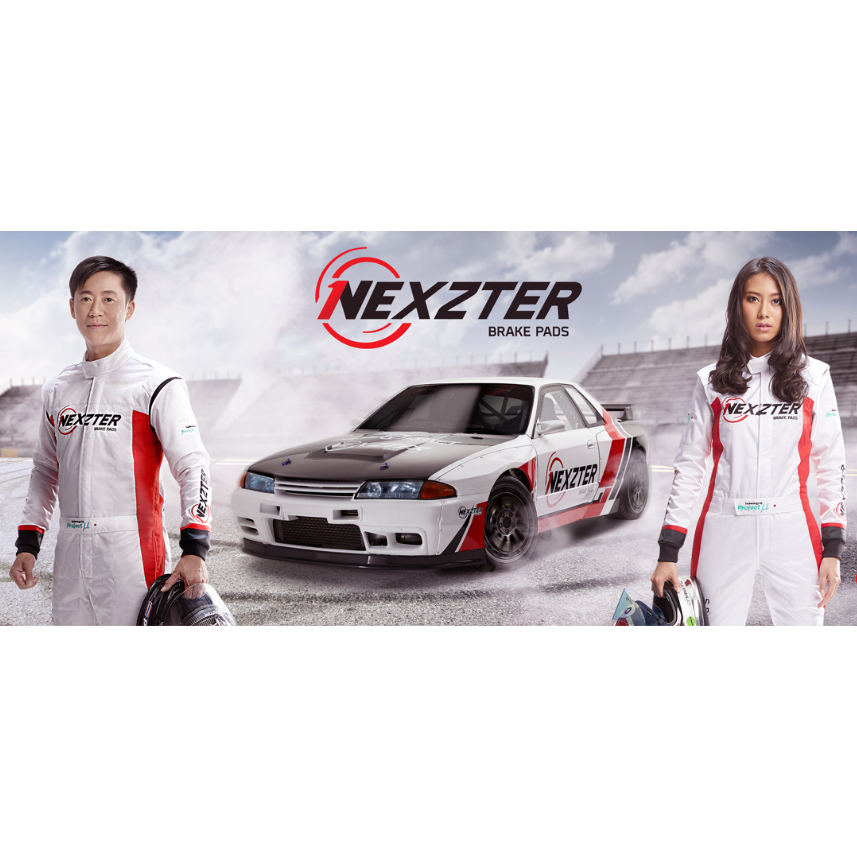 ผ้าเบรค-nexzter-สำหรับ-ปั๊มเบรค-brembo-4-6pot-f40-f50