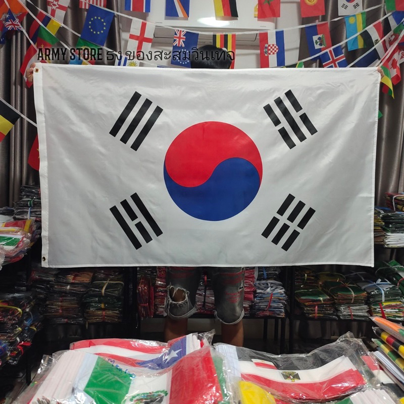 lt-ส่งฟรี-gt-ธงชาติ-เกาหลีใต้-south-korea-4-size-พร้อมส่งร้านคนไทย