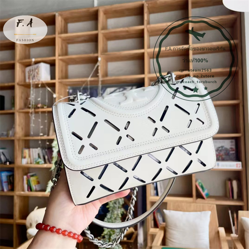 f-a-ว่าแท้100-tory-burch-fleming-diamond-perforated-convertible-shoulder-bag-กระเป๋าสะพายข้างผู้หญิง-755-756