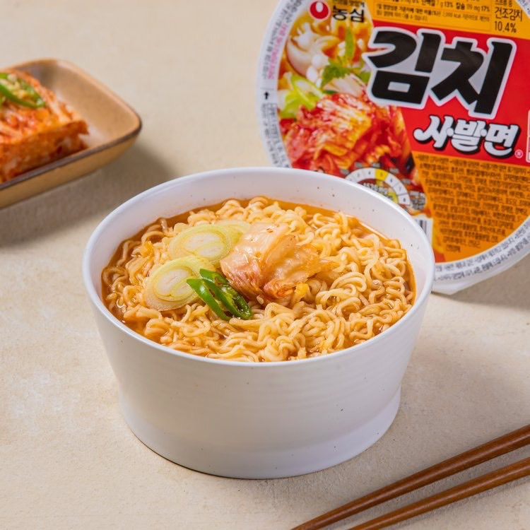 ของแท้-nongshim-bowl-noodle-soup-kimchi-flavor-บะหมี่กึ่งสำเร็จรูปรสซุปกิมจิแบบถ้วย-86g