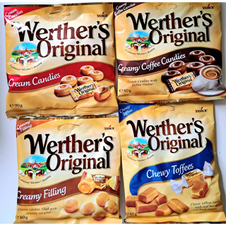 สินค้า Werther\'s Original Cream Candies ลูกอมครีมเนย นำเข้าจาก Germany.