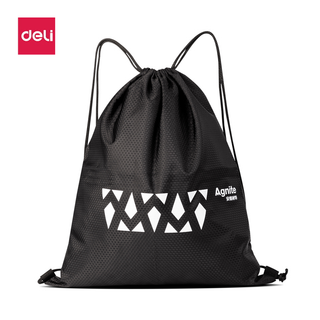 Deli กระเป๋ากีฬา กระเป๋าหูรูด ถุงกันน้ำ กันน้ำ หูรูด สะพายหลัง ถุงผ้า Drawstring Backpack