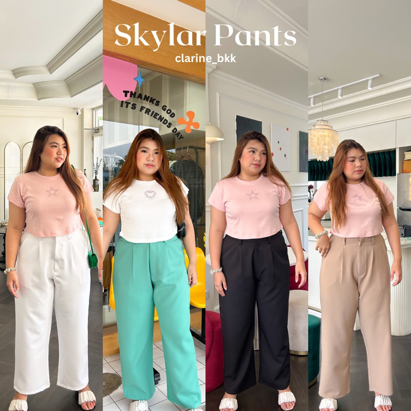 skylar-pants-กางเกงขายาว-เอว-32-44