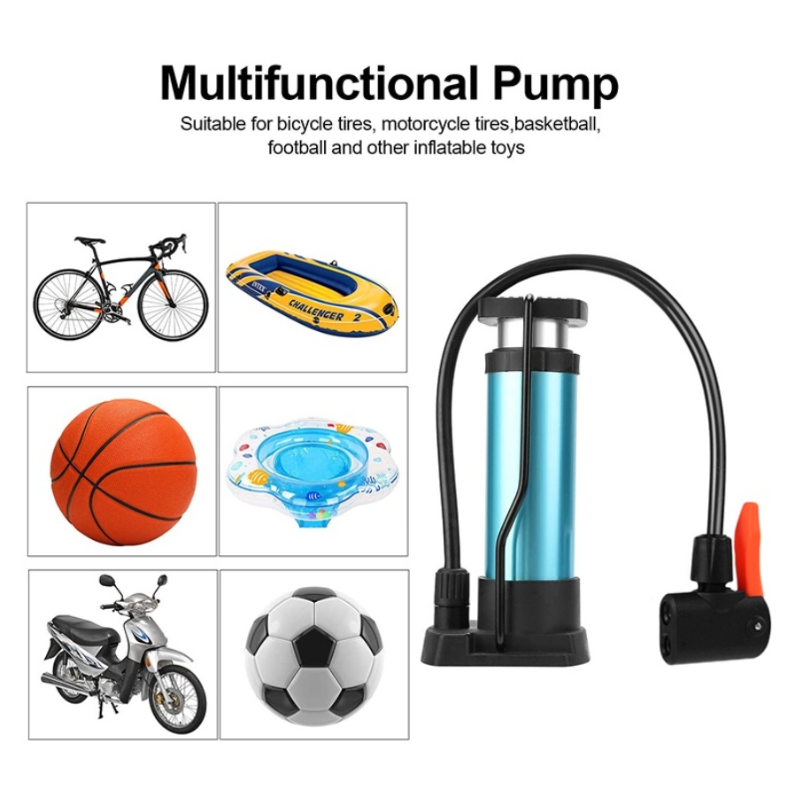 ที่สูบลม-ที่สูบลมจักรยาน-แบบพกพา-ที่สูบลมอเนกประสงค์-portable-bike-pump-ขนาดเล็ก