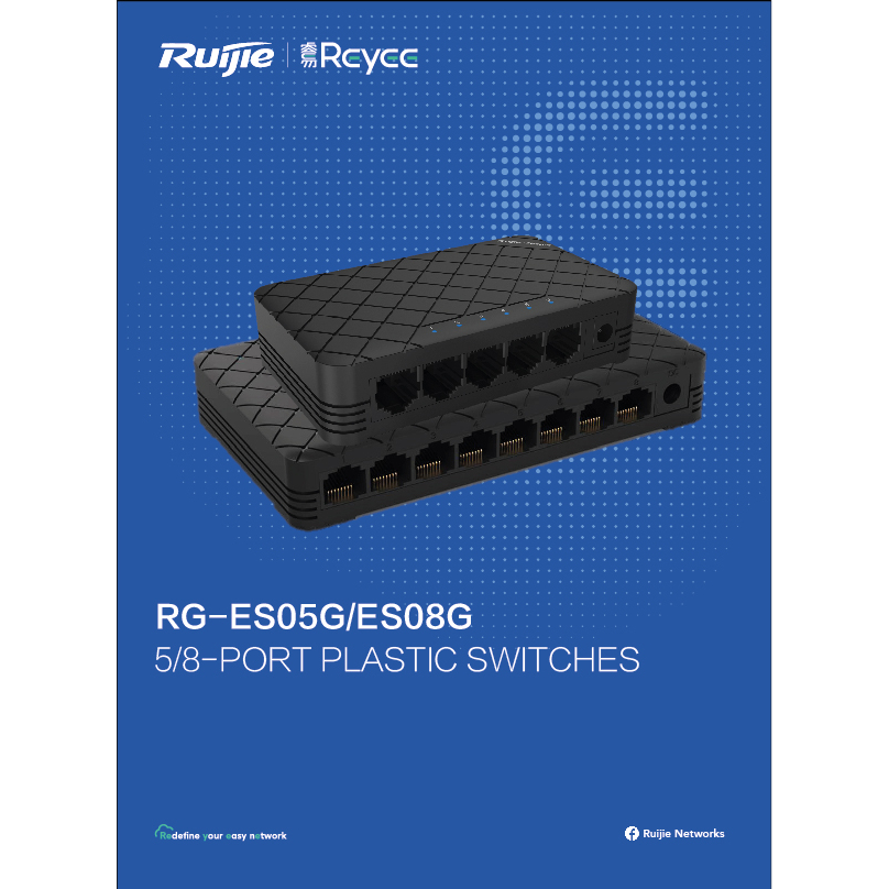 ruijie-5-port-รุ่น-rg-es05g-plastic-case-unmanaged-switches