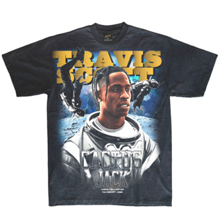 COSMICBKK เสื้อยืดลาย TRAVIS SCOTT RAPTEE