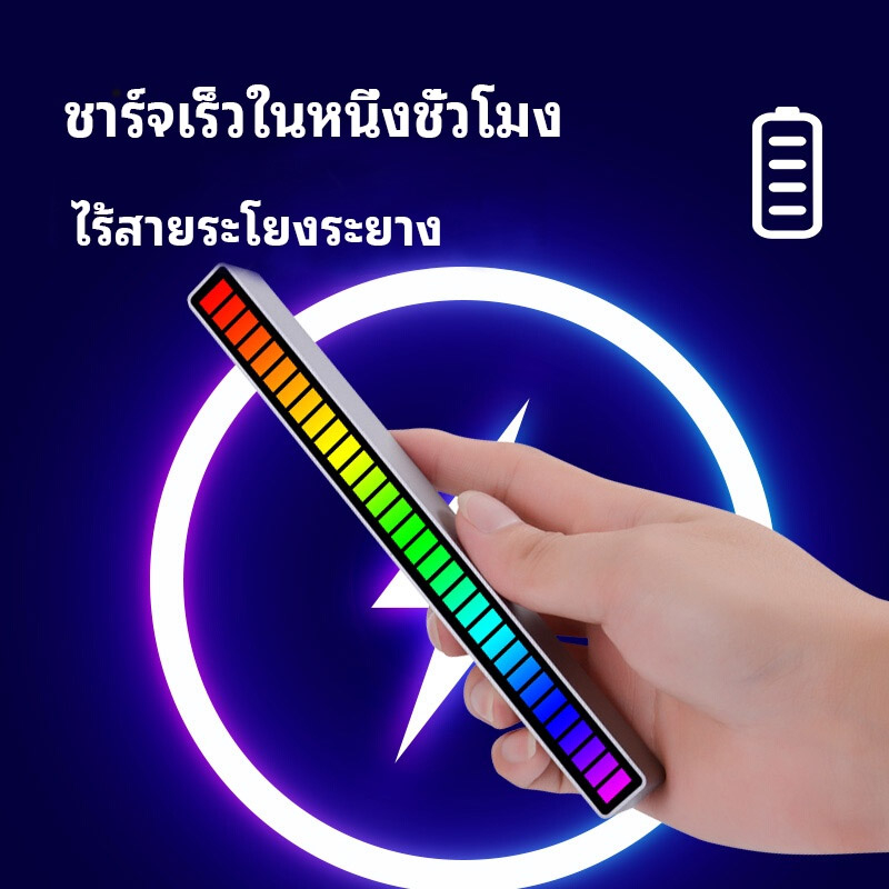 ไฟจังหวะเพลงที่สั่งงานด้วยเสียง-rgb-ไฟ-แสงแวดล้อมที่สั่งงานด้วยเสียง-led-คอมพิวเตอร์รอบข้างรถยนต์-ไฟปิ๊กอัพ-ไฟหลากสี-แสง