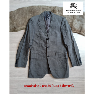 Burberry London Jacket suit สูทชายแจ็คเก็ตสูท สูททำงาน หญิงชายได้ค่ะ มือสองสภาพใหม่ ขนาดไซส์ดูภาพแรกค่ะ งานจริงสวยค่ะ