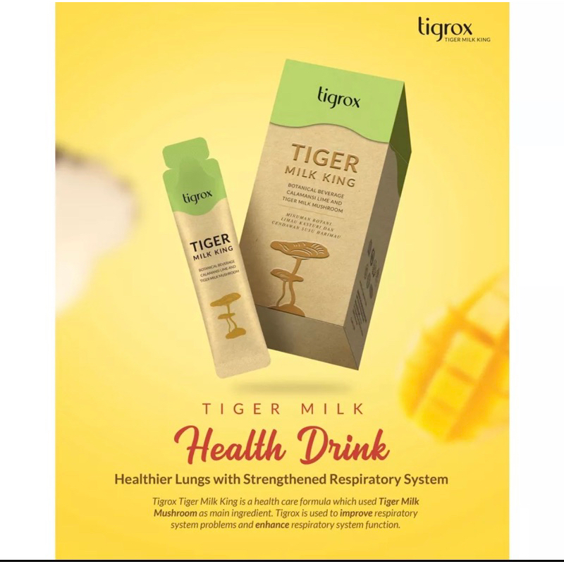 Tigrox Tiger Milk (1 box = 20 sachets) | Shopee Thailand