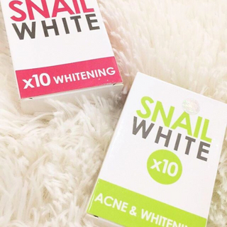 สบู่ Snail White x10 Whitening (แบบกล่อง)