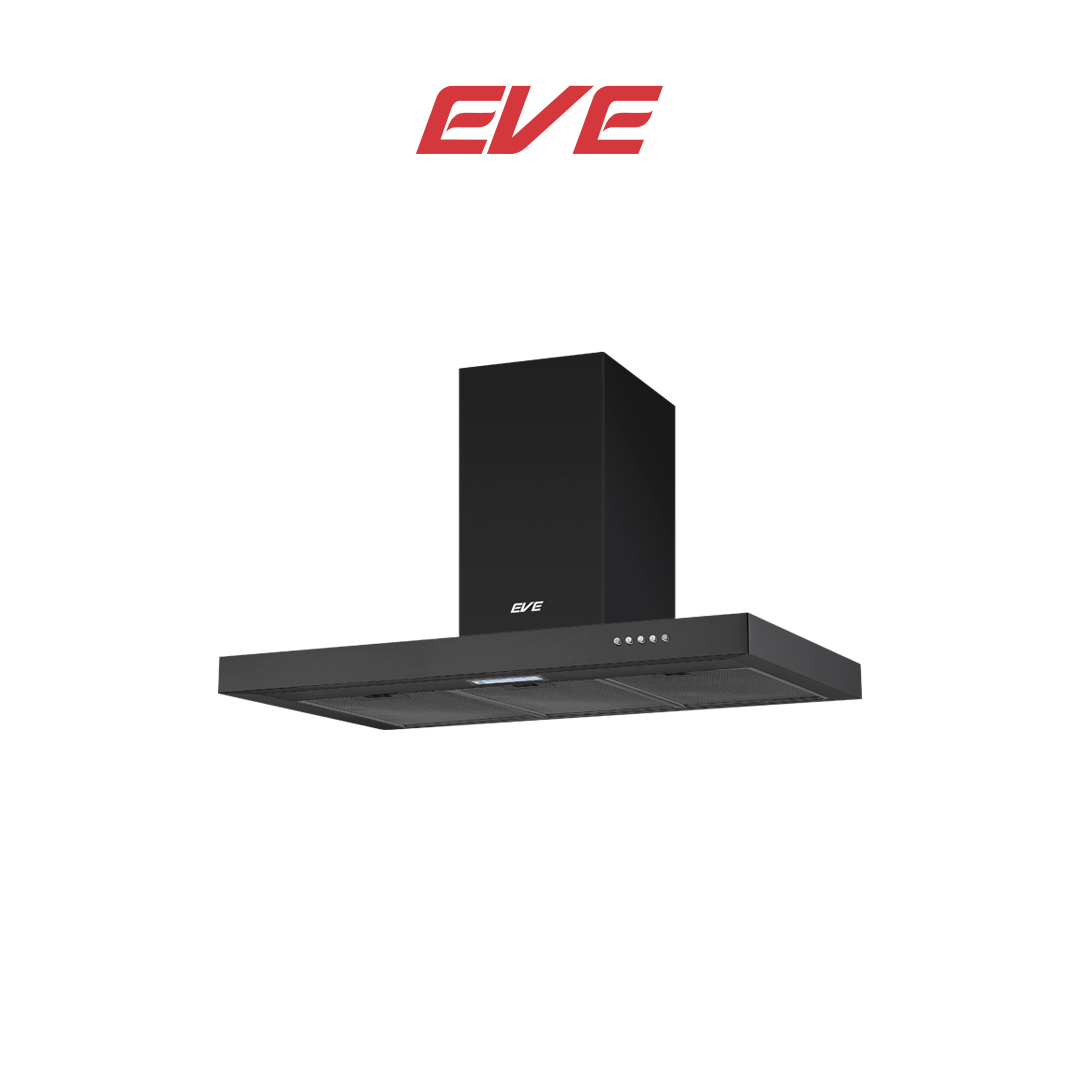 eve-เครื่องดูดควันติดผนังสีดำ-ทรงกระโจมทีเชฟ-รุ่น-hc-shadow-90-pl