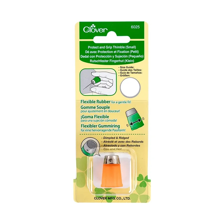 clover-ปลอกนิ้วยางหัวเหล็ก-ไซส์-s-protect-and-grip-thimbles-s-ck6025