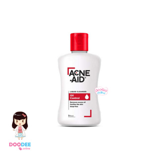 Acne-Aid liquid cleanser (100มล.) แอคเน่ เอด สำหรับผิวมันและผสม ขวดเล็กสีแดง