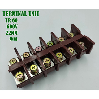 (ราคายกกล่อง 36ชิ้น)TR 60 TERMINAL UNIT เทอร์มินอลต่อสายขนาด 22mm² 90A 600V