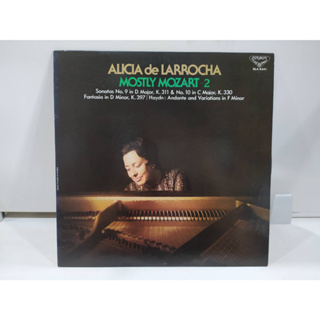 1LP Vinyl Records แผ่นเสียงไวนิล ALICIA de LARROCHA MOSTLY MOZART 2   (J16D107)