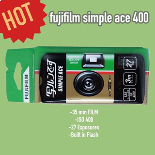 ภาพขนาดย่อของสินค้าพร้อมส่ง Fuji simple ace400 กล้องใช้แล้วทิ้ง