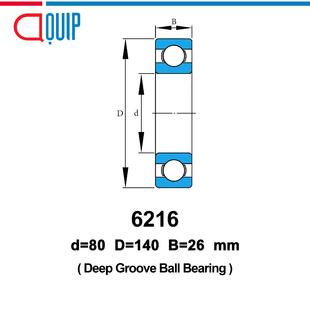 6216-sbc-ตลับลูกปืนเม็ดกลมร่องลึก-รอบสูง-สำหรับงานอุตสาหกรรม-แบบไม่มีฝา-open-deep-groove-ball-bearing