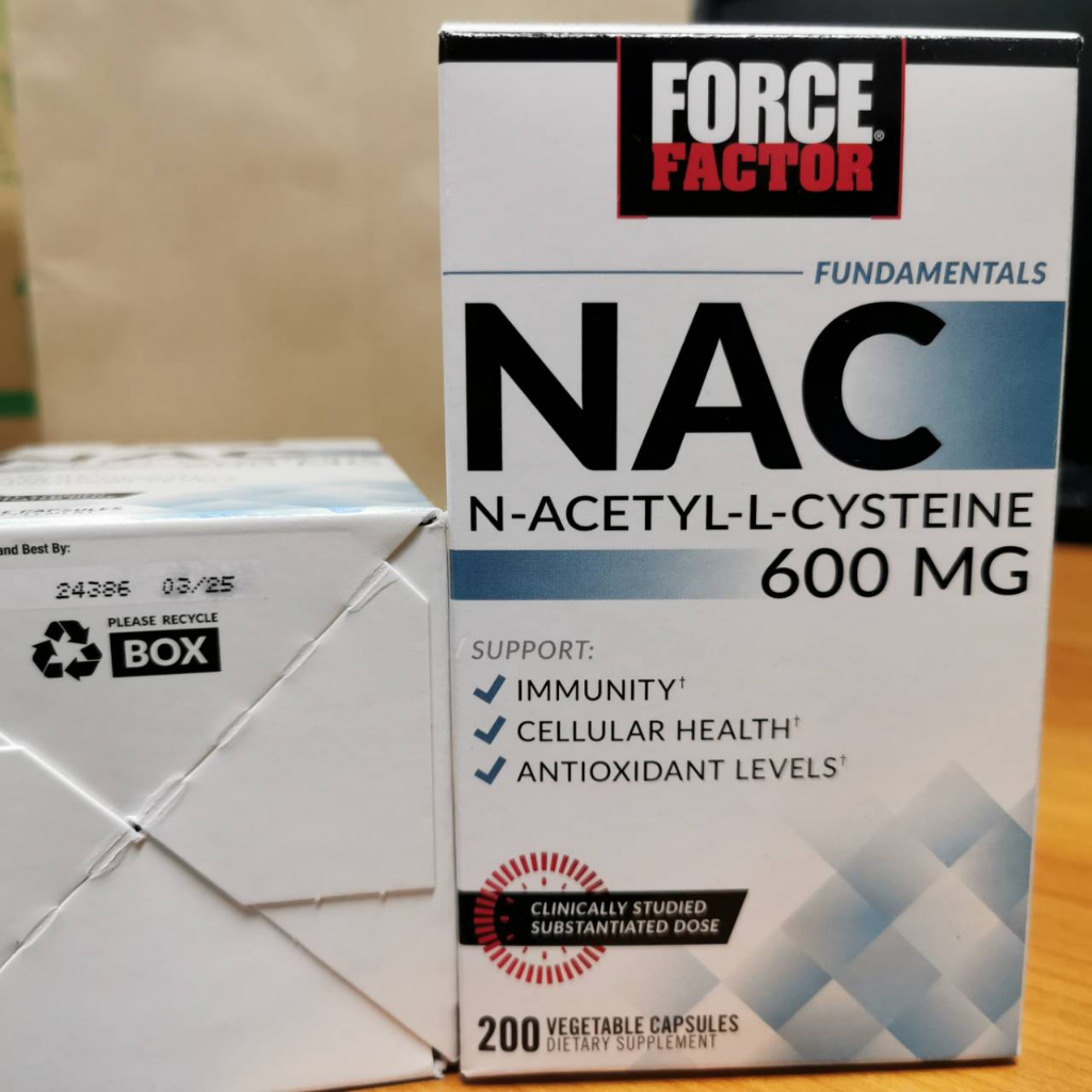 NAC 600 mg Life Extension N-Acetyl-L-Cysteine liver & immune health Now ...