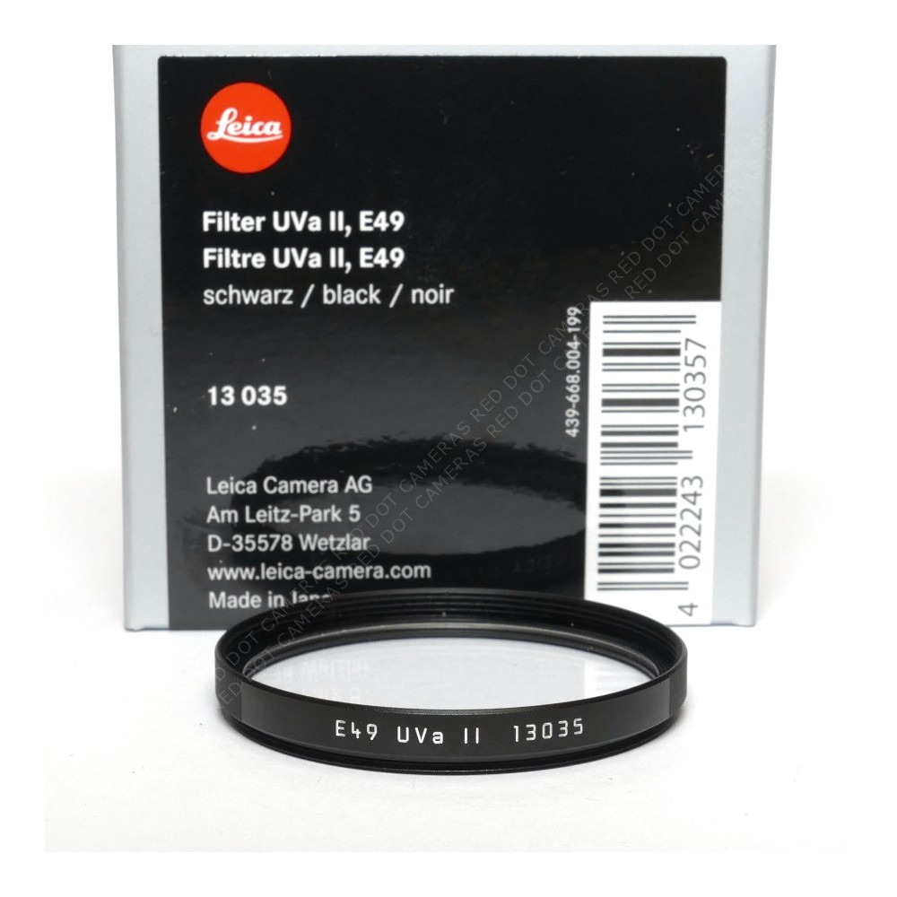 Leica フィルター E49 UVA Ⅱ ブラック 1303513035（Leica E49 UVa II 