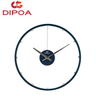 DIPOA New Arrival นาฬิกาแขวนไม้ รุ่น WN115LB/WN115BU สีน้ำตาลอ่อน/สีน้ำเงิน ขนาด : 40.7ซม. x 40.7ซม. x หนา 6.7ซม.