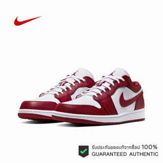 NIKE Air Jordan 1 Low “gym red" ของแท้ 100 %