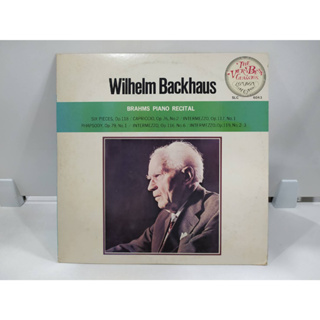 1LP Vinyl Records แผ่นเสียงไวนิล  Wilhelm Backhaus  (J18A142)