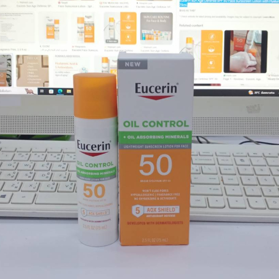 กันแดดคุมมัน-ลดการเกิดสิว-eucerin-oil-control-spf-50-face-sunscreen-lotion-with-oil-absorbing-minerals-75ml