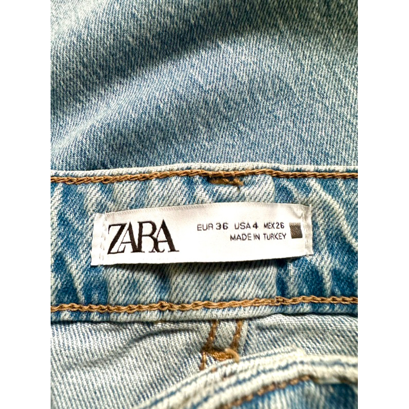 กางเกงยีนส์ขากระบอก-zara-size-36