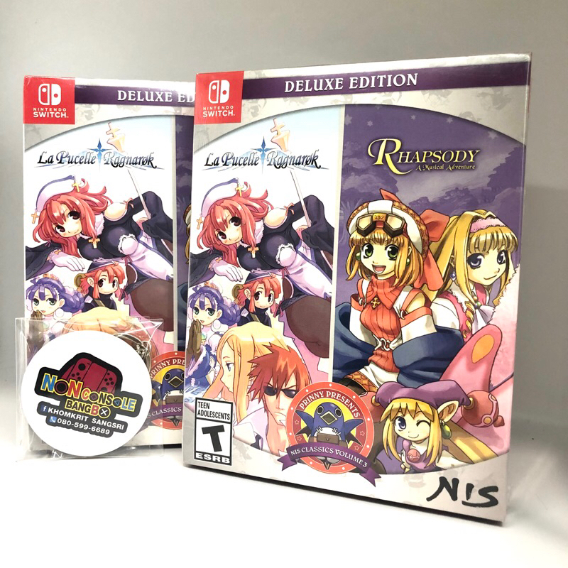 PRINNY PRESENTS NIS CLASSICS VOL.3 – LA PUCELLE / RAGNAROK / RHAPSODY – Switch – Neuf