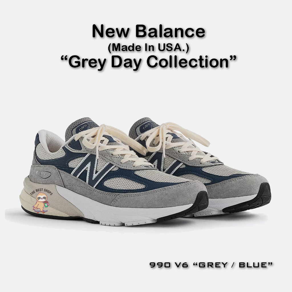 [สินค้าพร้อมส่ง] New Balance 990v6 Made in USA "Grey Day" รองเท้าผ้าใบ ...