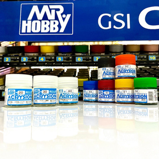 Mr.HOBBY ACRYSION Clear Color สีอะคริลิคสูตรน้ำ กลุ่มสีเคลียร์ สีใส สีโปร่งแสง สีเคลือบ