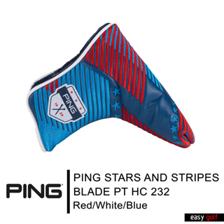 PING HEAD COVER STARS AND STRIPES BLADE PT HC 232 LIMITED PING HEAD COVER ปลอกหัวไม้กอล์ฟ ปลอกหุ้มหัวไม้กอล์ฟ