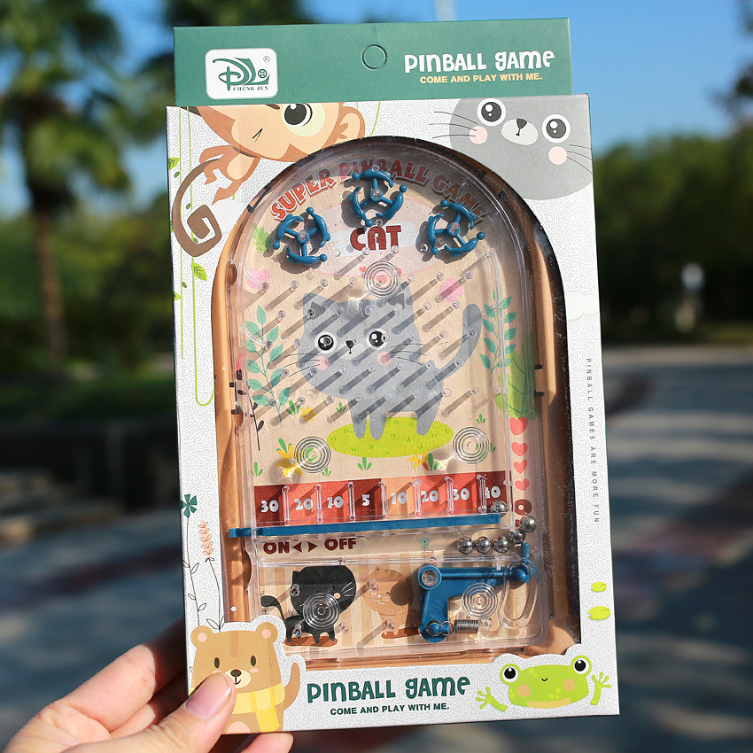 เกมพินบอล-pinball-ลายสัตว์-2-แบบ-2-สี-ทดทานเล่นสนุก-เกมกด-ของเล่นฝึกสมาธิ-ของเล่นแก้เบื่อ-ของเล่นเด็ก