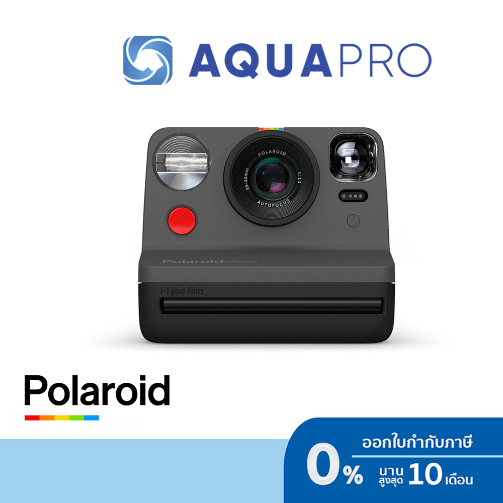 polaroid-now-black-instant-camera-กล้องโพลารอยด์-สีดำ-กล้องอินสแตนท์-ประกันศูนย์ไทย