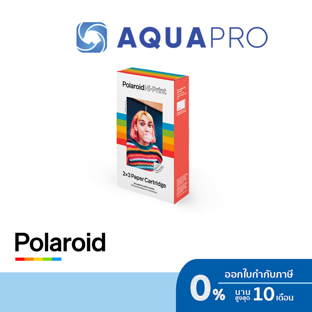 polaroid-hi-print-2x3-paper-cartridge-กระดาษพิมพ์ภาพสําหรับ-polaroid-ประกันศูนย์ไทย