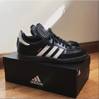 adidas originals Samba Classic Black and white Sports shoes ของแท้ 100 % style Running shoes